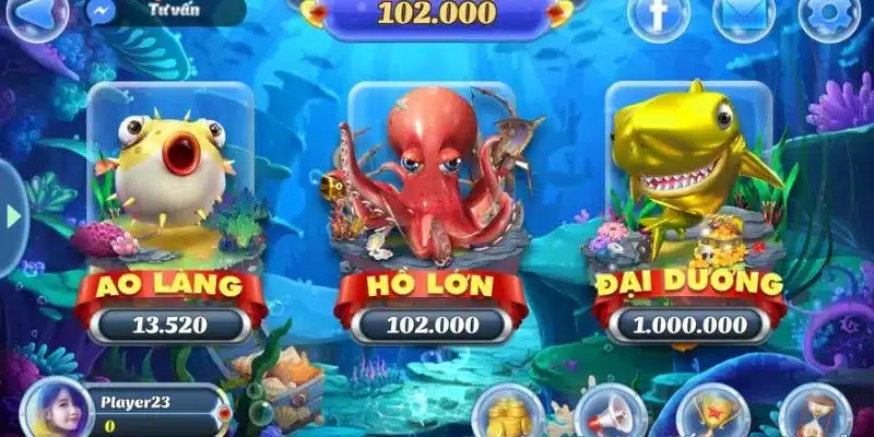 Đa dạng tựa game hấp dẫn khi tham gia chơi bắn cá HB88