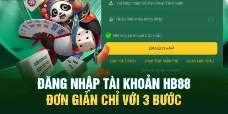 Yêu cầu cần thiết để thực hiện quá trình đăng nhập HB88